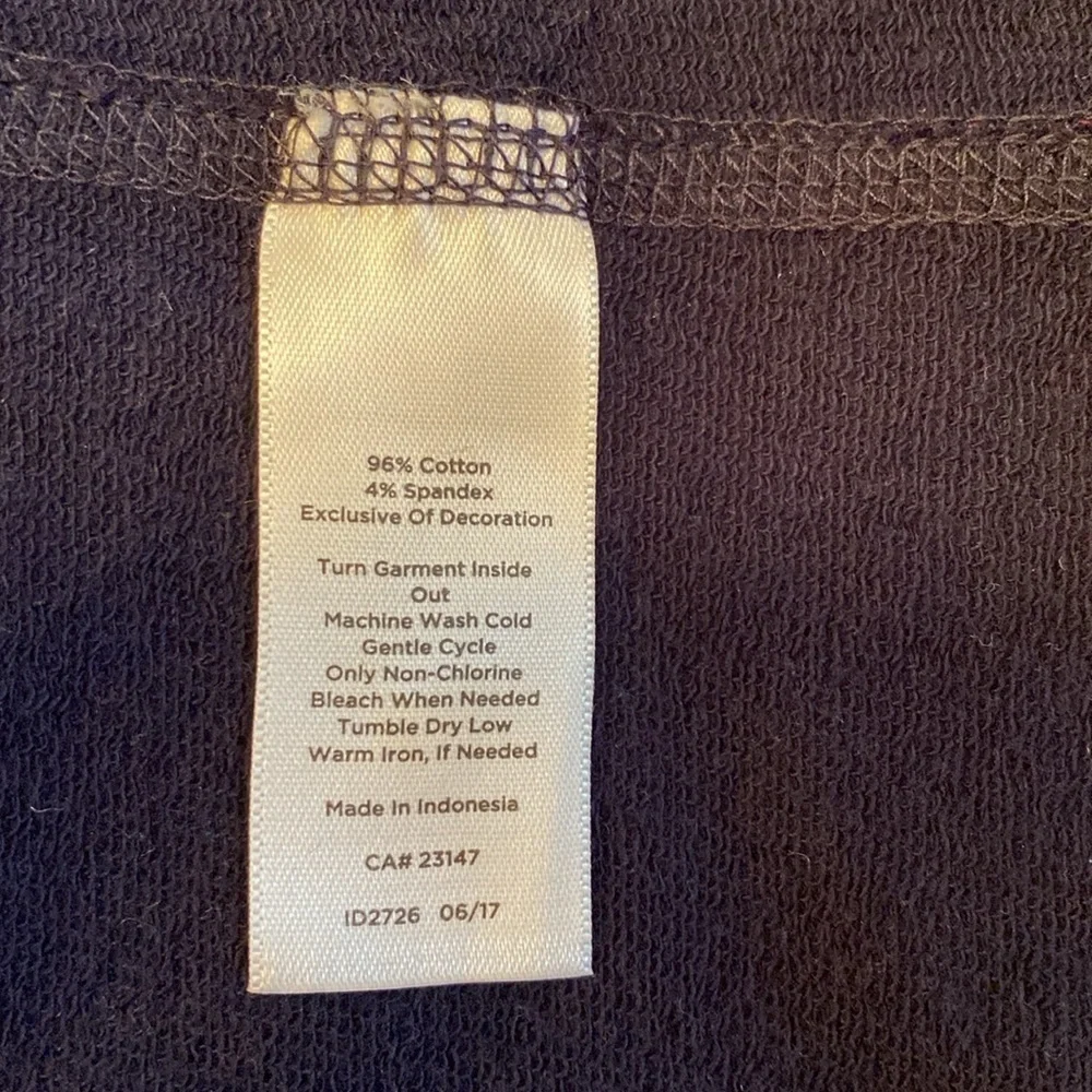 T by Talbots navy orange pink plaid cotton blend casual jacket zip closure MP